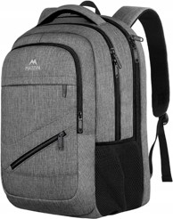 MATEIN Ruksak za prijenosno računalo 15,6" s 3 pretinca, poslovni, urbani, 1035, siva
